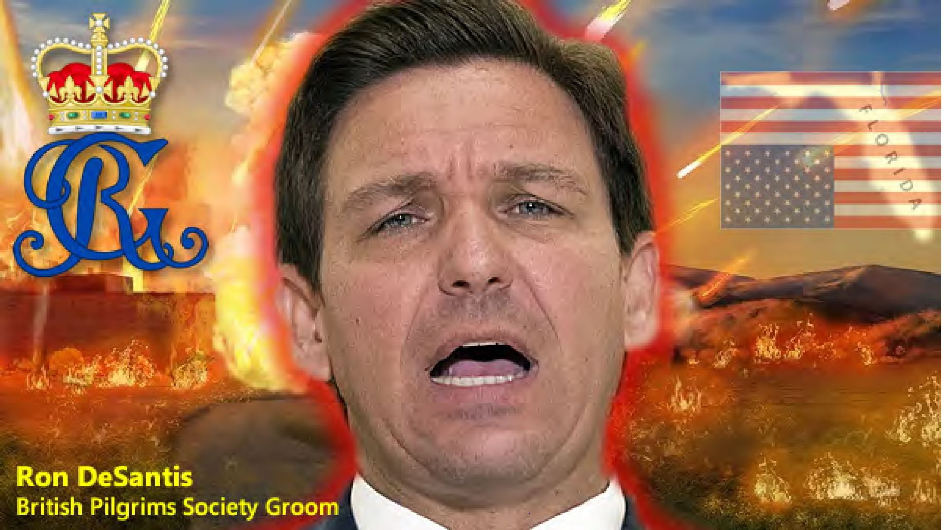 RON DESANTIS FAILS AN ACID TEST OF LOYALTY TO THE AMERICAN REPUBLIC